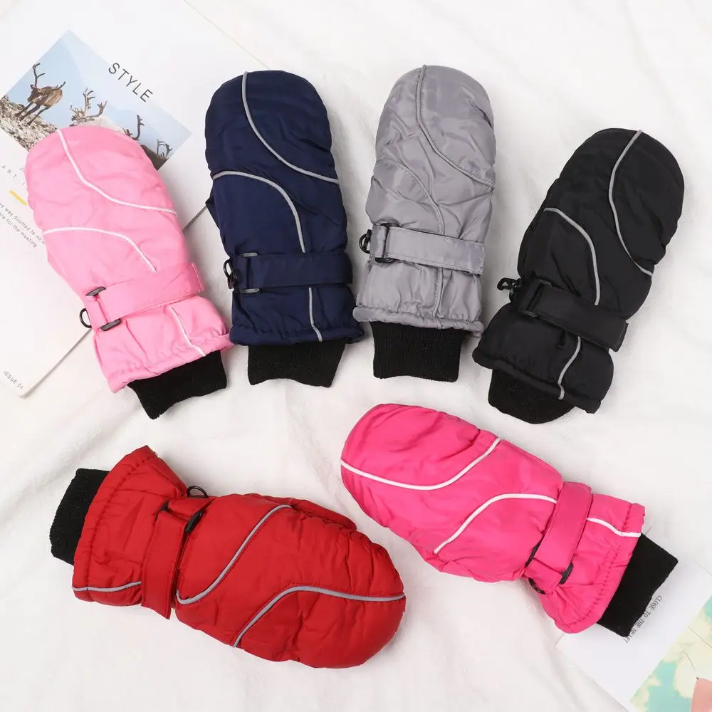 Ski Glove Waterproof - Non-slip Thicken Warm Winter Children Ski