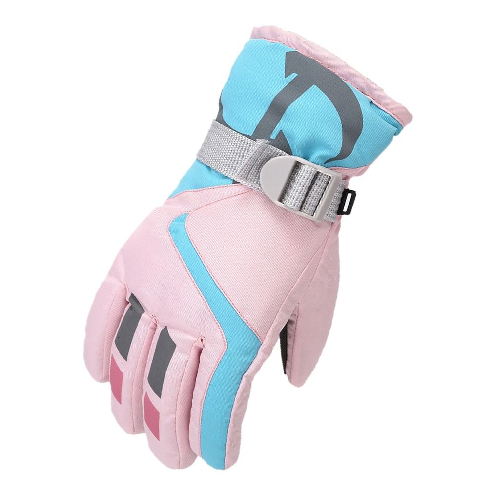 Ski Glove Waterproof - Cute Windproof Children Ski Gloves Waterproof
