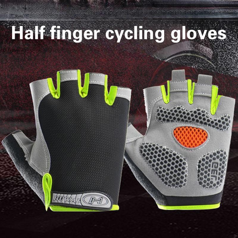 Fingerless Cycling Gloves Anti - Fingerless Glove Knit recension och pris