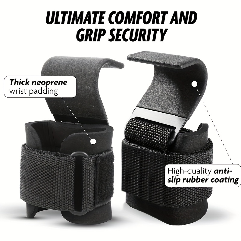 Weight Lifting Hook Grips With - Workout Glove Gym recension och pris