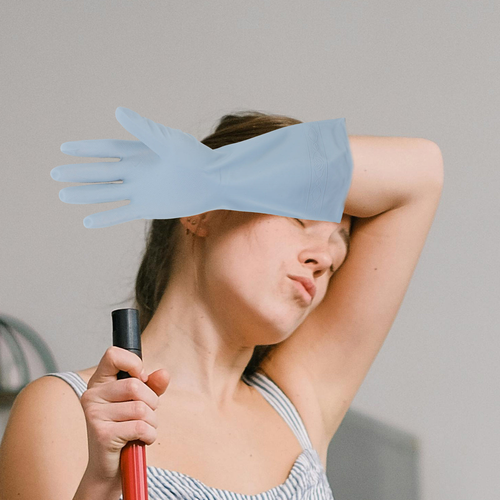 3Pairs Waterproof Rubber Kitch - Dish Glove Rubber recension och pris