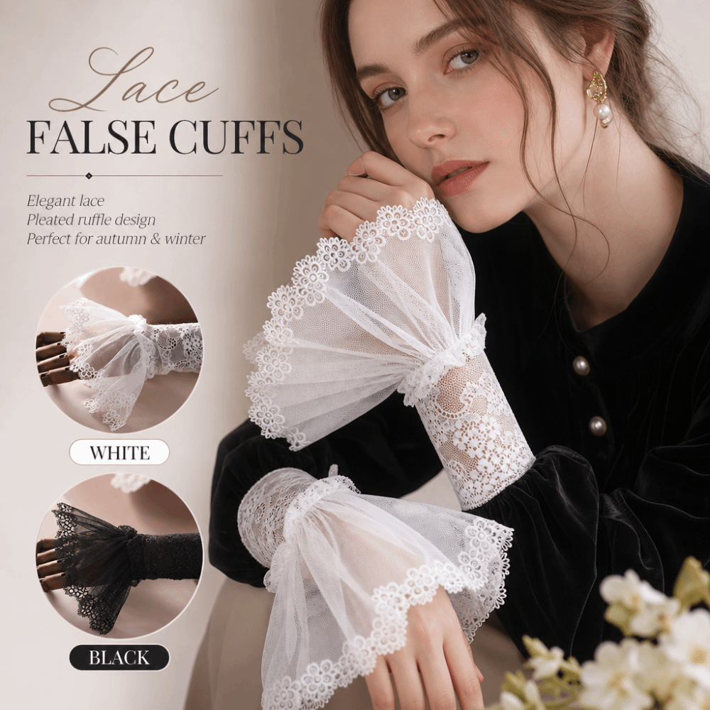 Fashion Pleated Ruffles Detach - Fingerless Glove Knit recension och pris