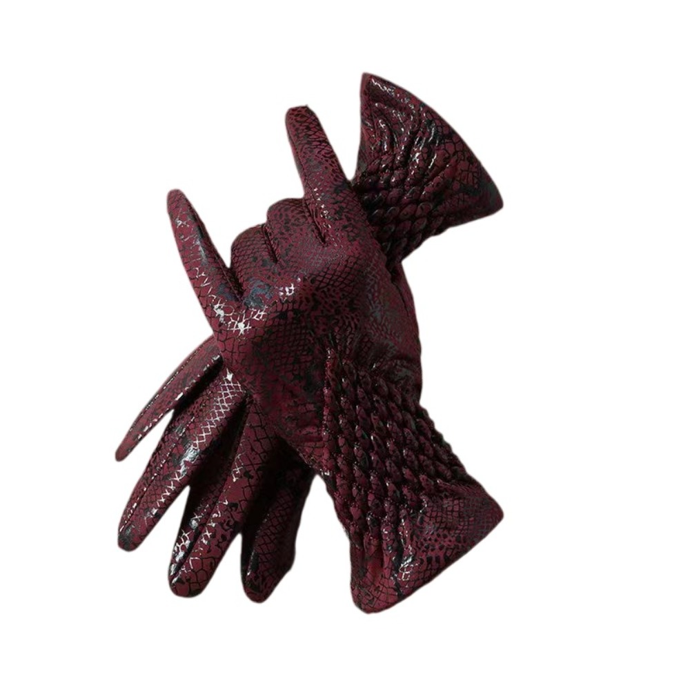 Faux Leather Full Finger Glove - Ski Glove Waterproof recension och pris