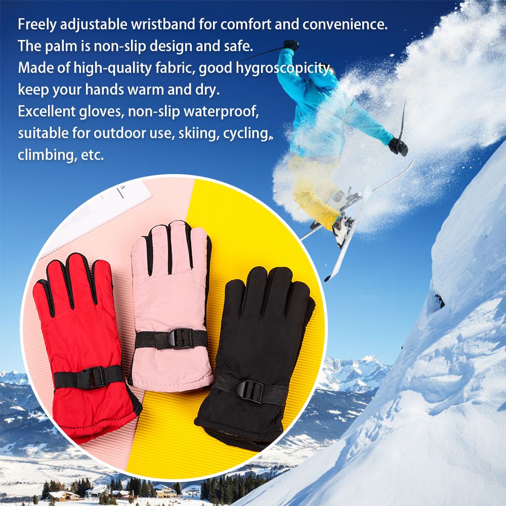New Children Adult Winter Snow - Ski Glove Waterproof recension och pris