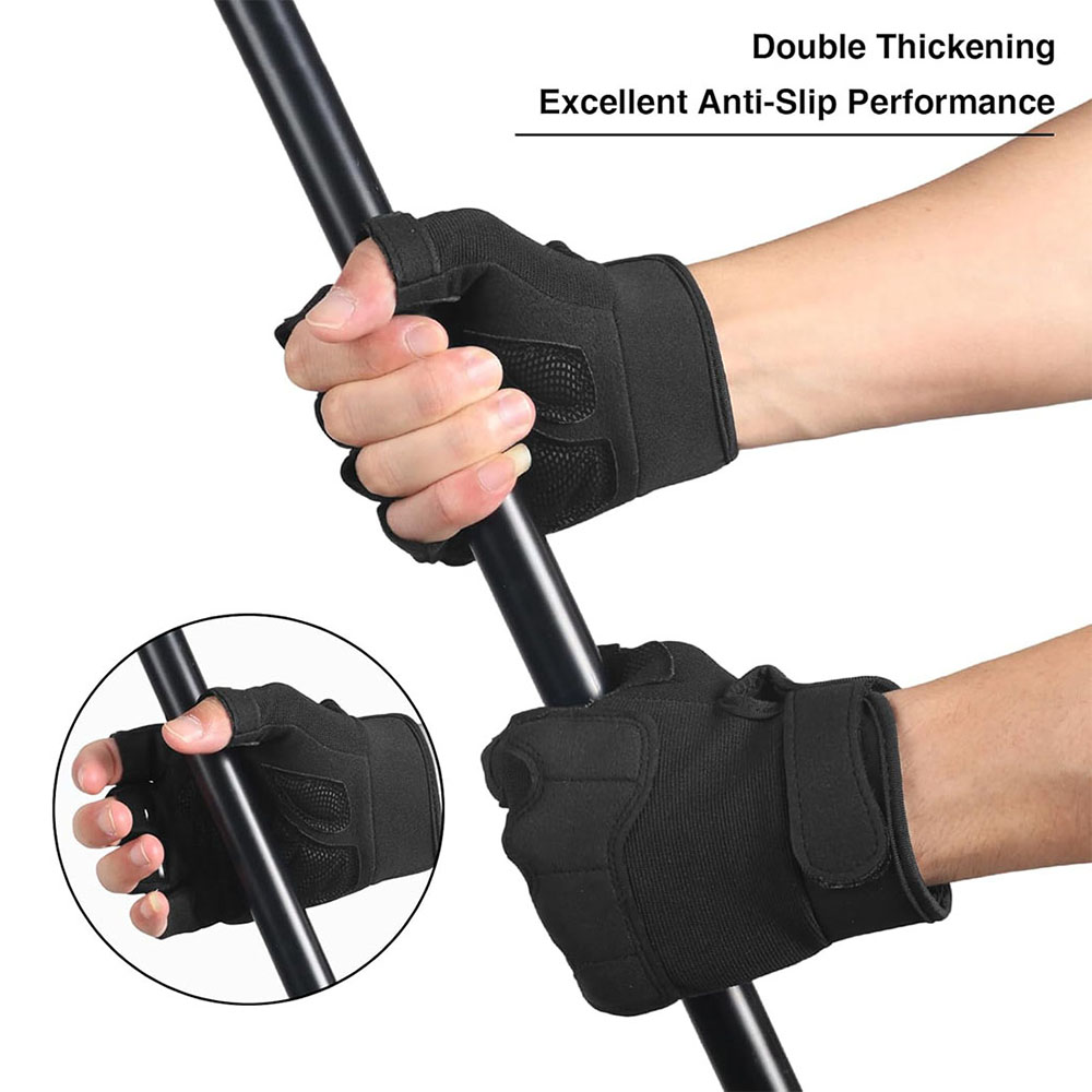 Fingerless Tactical Gloves Pad - Cycling Glove Padded recension och pris