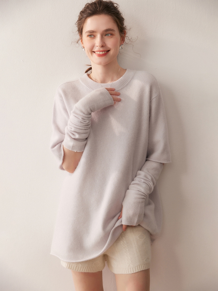 100% Cashmere Arm Sleeves Wome - Fingerless Glove Knit recension och pris