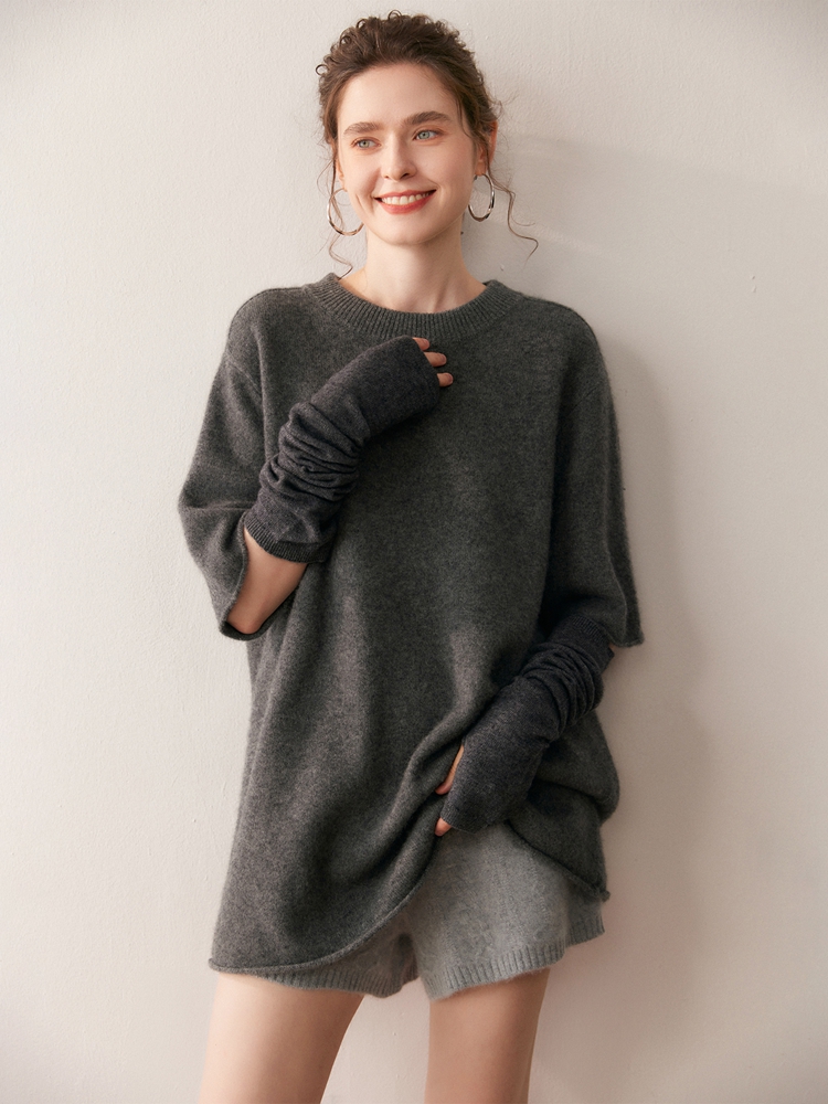 100% Cashmere Arm Sleeves Wome - Fingerless Glove Knit recension och pris
